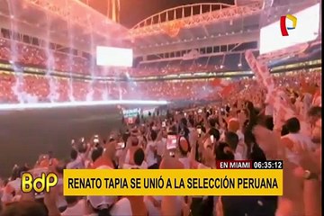 Renato Tapia se unió a la Selección Peruana