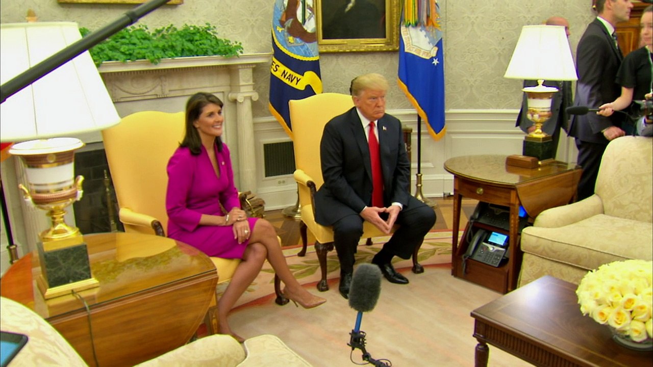 Nikki Haley renuncia como embajadora de EEUU ante ONU