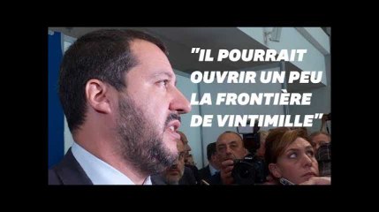 Matteo Salvini veut que Macron cesse de "l'insulter"