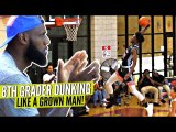 8th Grader Dunking Like a GROWN MAN!!! Even LeBron Was Impressed by Rayvon Griffith!!