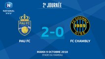 J2 :  PAU FC - FC CHAMBLY (2-0), le résumé