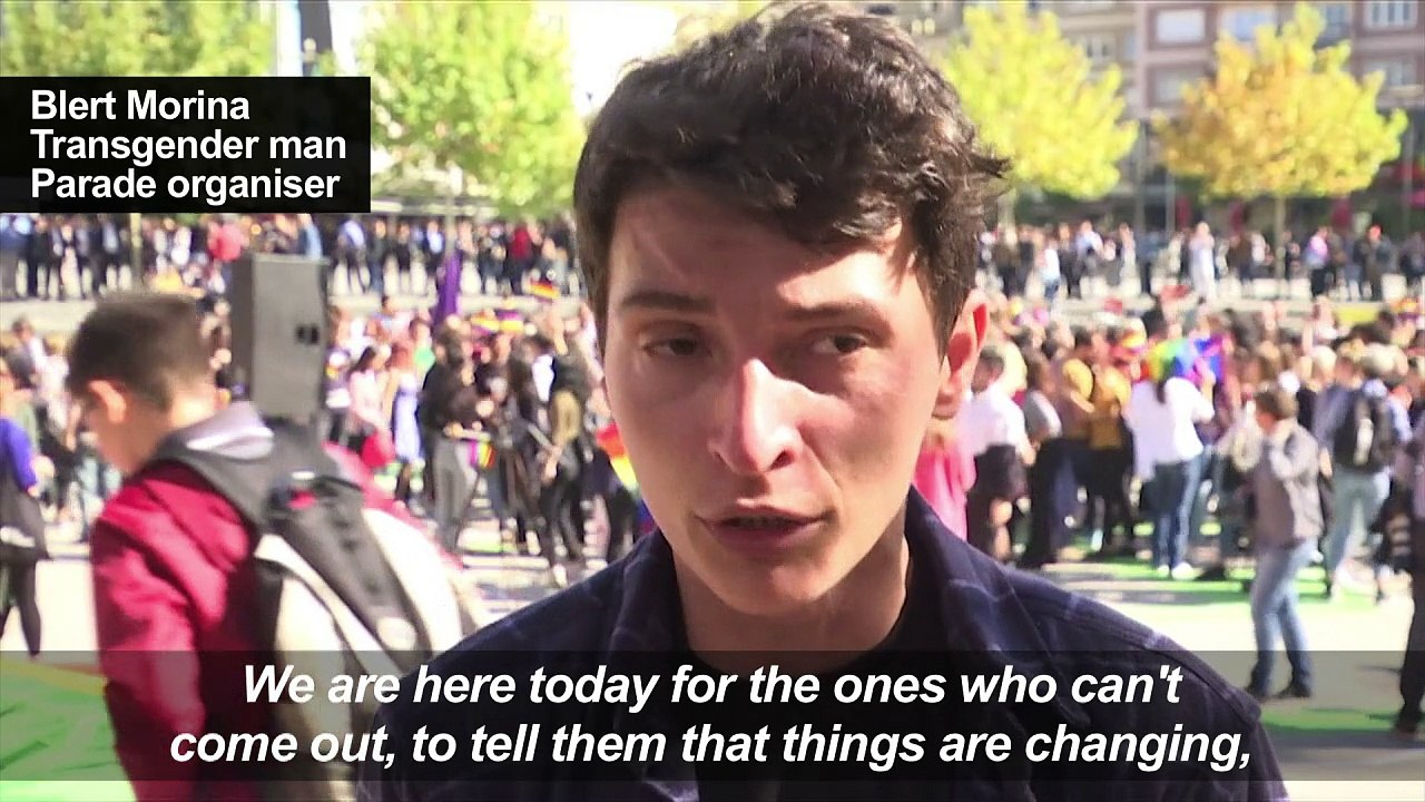 Gay activists seek 'freedom' at Kosovo pride parade