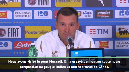Amical - Chevtchenko : "Le pont Morandi, un accident tellement terrible"