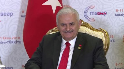 Скачать видео: Antalya -Tbmm Başkanı Yıldırım Irak Meclis Başkanı ile Görüştü