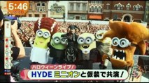 めざまし HYDE ミニオンと共演 悪魔仮装でハロウィーン・ライブ