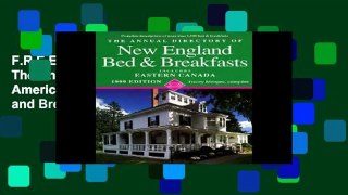 F.R.E.E [D.O.W.N.L.O.A.D] The The Annual Directory of American and Canadian Bed and Breakfasts