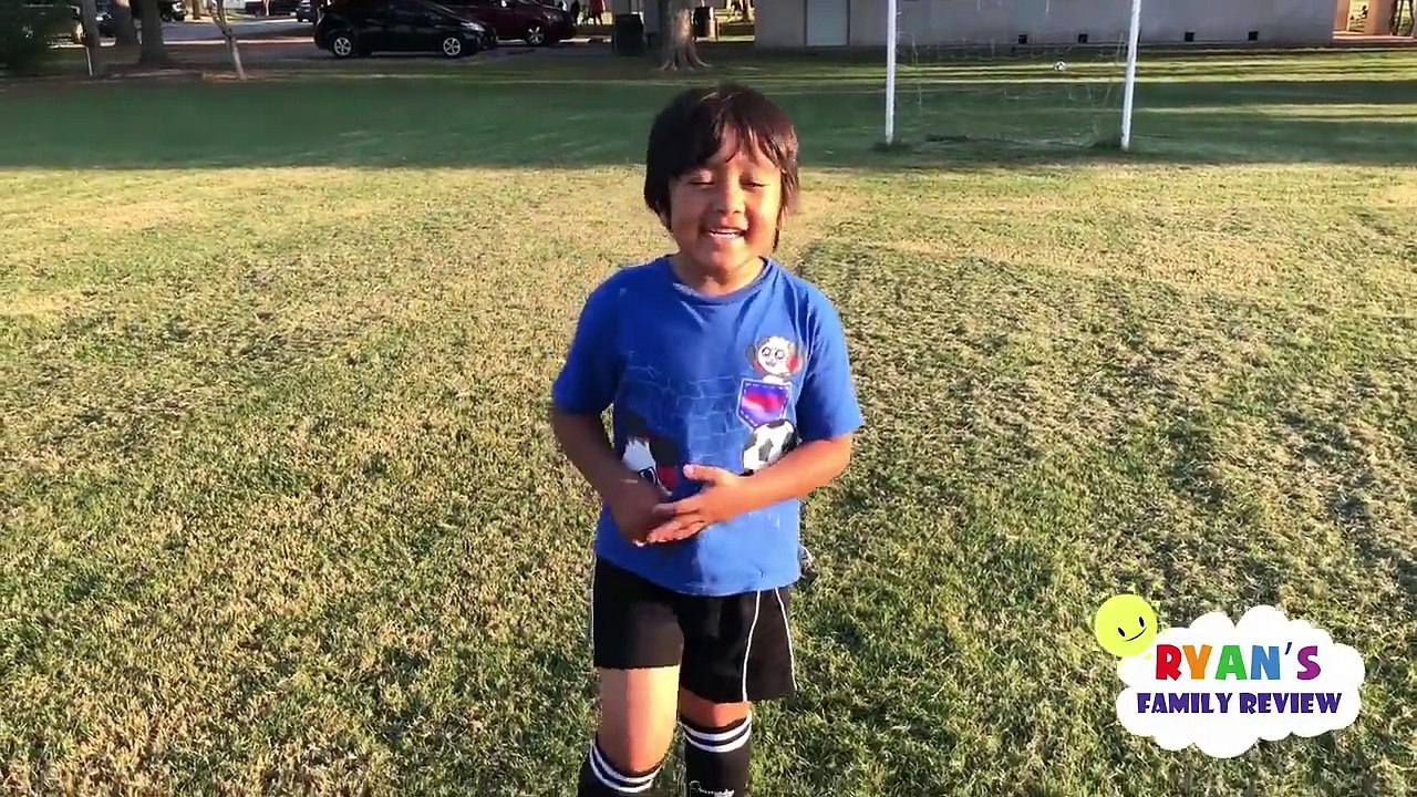Ryan's First Soccer Practice vs the big kids!!!