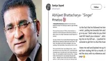 Abhijeet Bhattacharya accused of sexual harassment by flight attendant| FilmiBeat