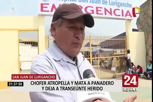 San Juan de Lurigancho: auto que iba a excesiva velocidad atropelló a dos personas