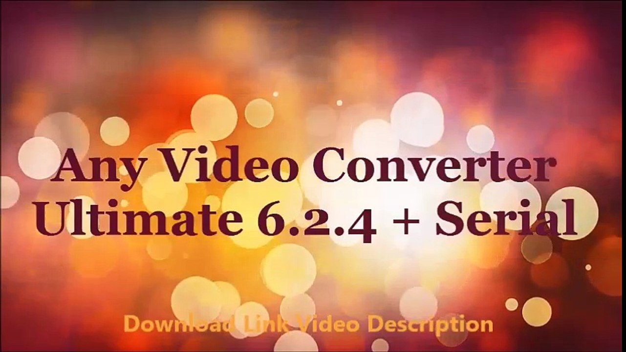 Any Video Converter Ultimate Key