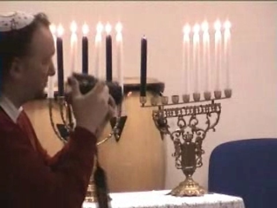 Allumage de la 5ème bougie Hanouccah 5768