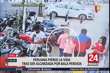 Chile: peruana muere por bala perdida durante enfrentamiento de pandillas