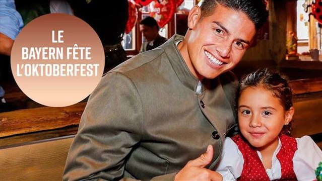 Le Bayern de Munich fête l'Oktoberfest