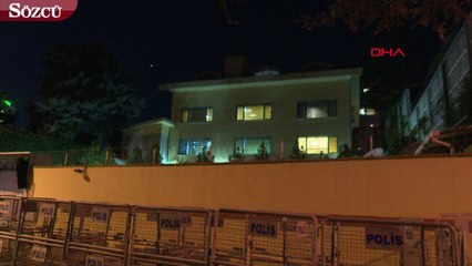 Polis konsolosluk etafındaki kamera kayıtlarını inceledi