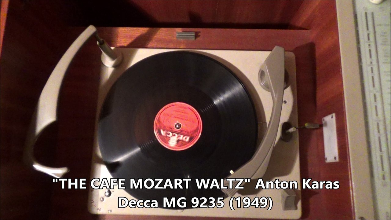 Anton Karas - the Cafe Mozart Waltz - 78t Decca (Cithare autrichienne)