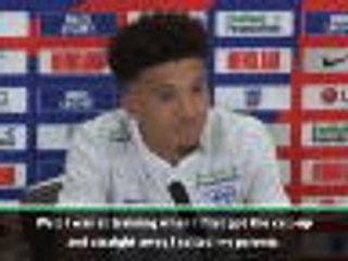 Sancho called parents 'straight away' after England call-up