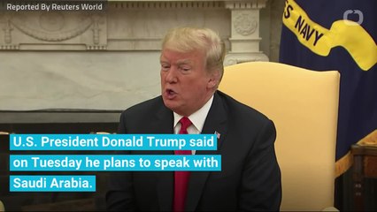 Trump To Discuss Missing Journalist With Saudis