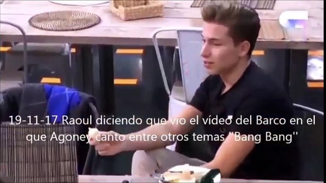 Recopilación de Momentos Bang Bang de Raoul y Agoney 10-10-18