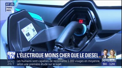 À l'usage, les voitures électriques sont moins chères que le diesel