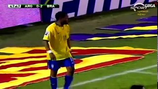 Argentina vs Brazil 1-3 - WC Qualifiers 2009 - All Goals & Full Highlights