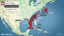 Hurricane Michael on similar path of previous Hurricanes Opal and Eloise
