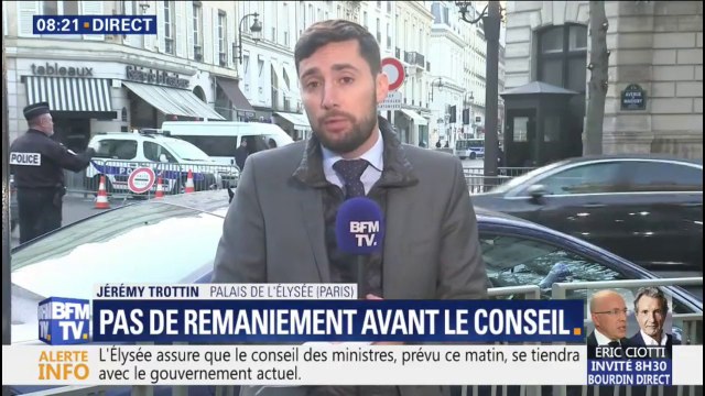 L'Élysée exclut tout remaniement avant le conseil des ministres, prévu ce matin