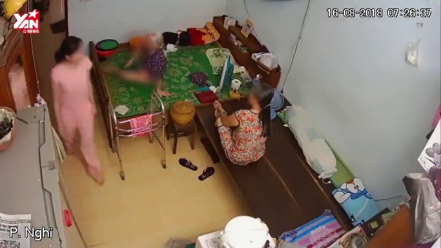 Người phụ nữ lao vào tát tới tấp giúp việc 60 tuổi