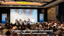 FMI: Lagarde appelle à une désescalade des tensions commerciales