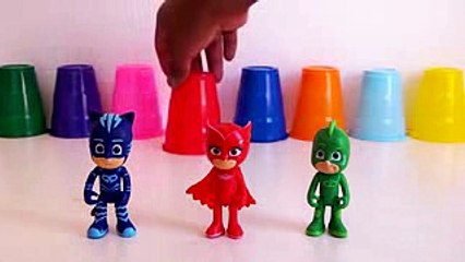 Video herunterladen: Pj Masks Wrong Heads Lollipops, Learn Colors  Pj Masks  Toys