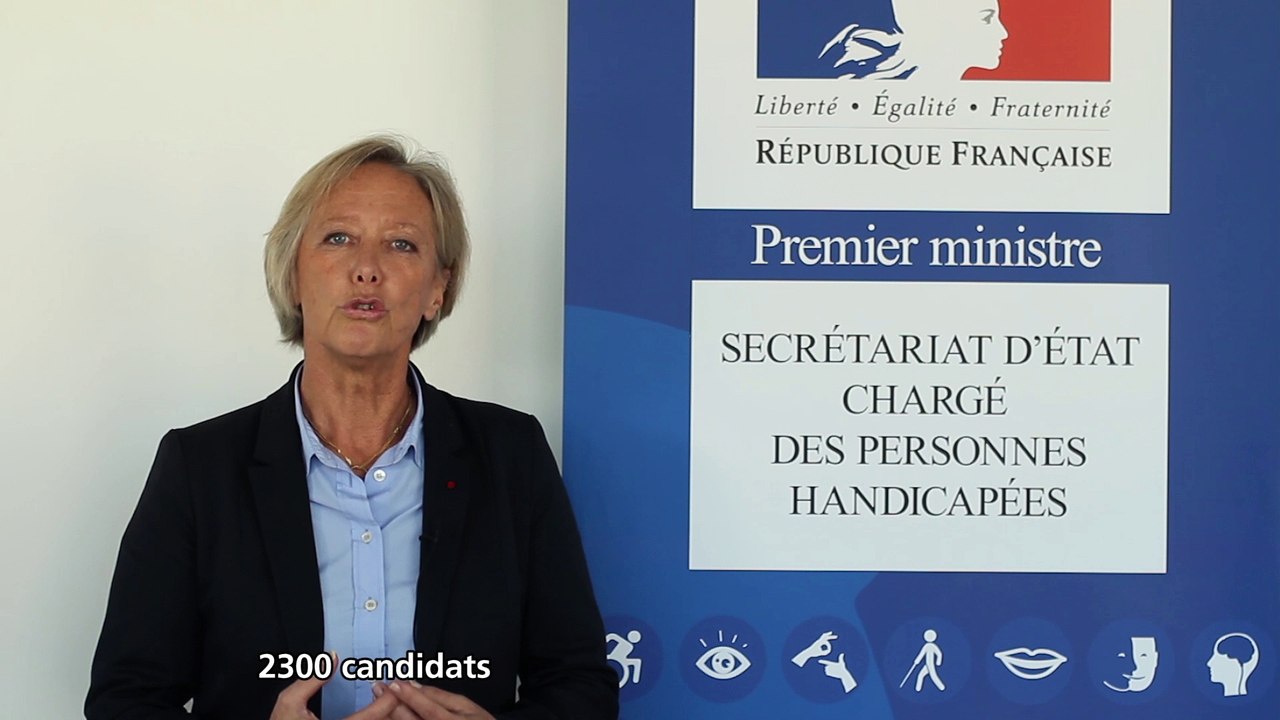 Inauguration du salon Hello Handicap Octobre 2018 par Sophie Cluzel