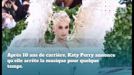 Katy Perry met sa carrière en pause !