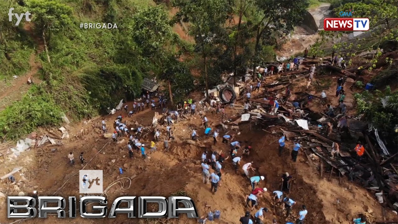 Brigada: Pinsala ng landslide sa Benguet dulot ng Bagyong   Ompong, tinutukan ng 'Brigada'