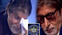 Amitabh Bachchan CRIES on the sets of KBC 10; Here's why | FilmiBeat