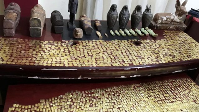 شاهد تفاصيل إحباط الداخلية لمحاولة تهريب 5 آلاف قطعة آثار