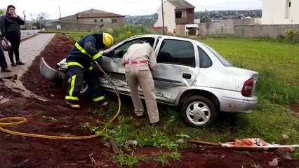 Grave colisão de trânsito é registrada no Loteamento Belmonte