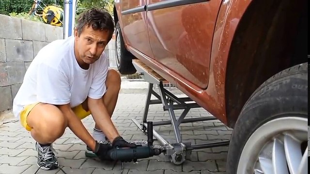 Homemade Car Lift Jacks and Car Ramps !