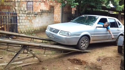 Homemade Car Service Ramps