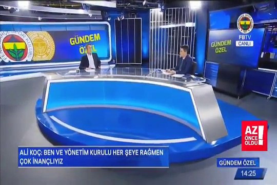 Ali Koç: Ersun Yanal dün de bugün de yarın da bizim planlarımızda olmayacak