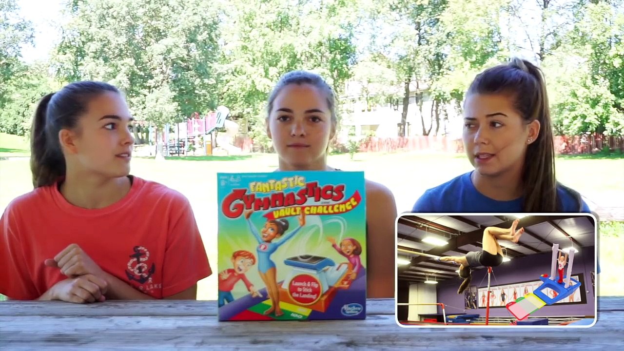 Gymnasts Play FANTASTIC GYMNASTICS VAULT CHALLENGE!