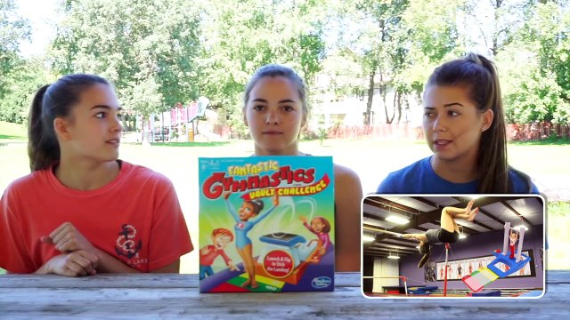 Gymnasts Play FANTASTIC GYMNASTICS VAULT CHALLENGE!