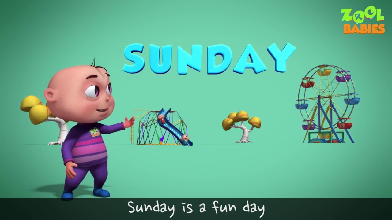 Days Of The Week Song | Days Of The Week Song For Children | Days Of The Week Song For Kids