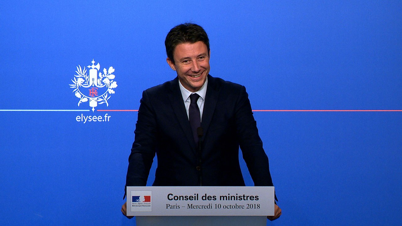 Compte-rendu du Conseil des Ministres du mercredi 10 octobre 2018 par Benjamin Griveaux.