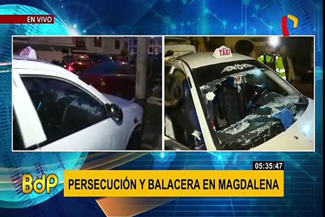 Magdalena: Violenta persecución y balacera ocurrió esta madrugada