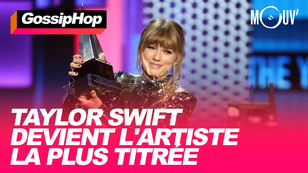 Taylor Swift devient l'artiste la plus titrée