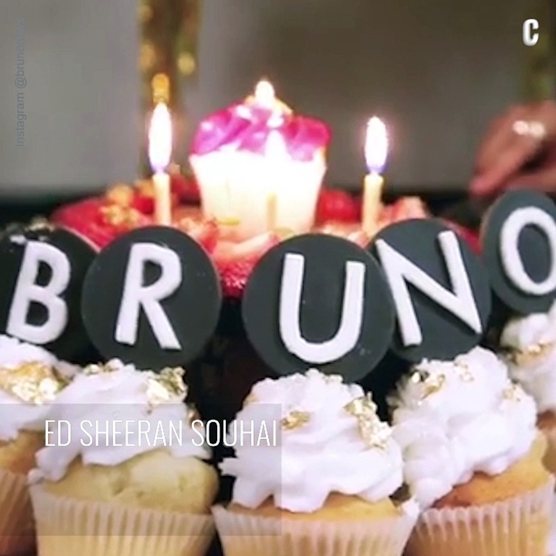Ed Sheeran Chante Joyeux Anniversaire A Bruno Mars Video Dailymotion