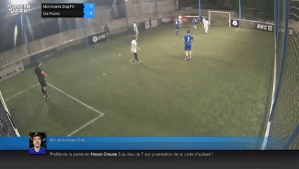 But de thomas (5-4) - Micromania Zing FC Vs Ola Promo - 09/10/18 20:00 - Hiver 2018 loisir mardi