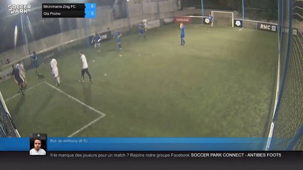 But de anthony (6-5) - Micromania Zing FC Vs Ola Promo - 09/10/18 20:00 - Hiver 2018 loisir mardi
