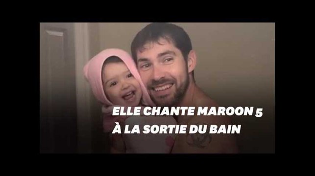 Cette petite fille chante Girls Like you de Marron 5 avec son papa et fait craquer les internautes
