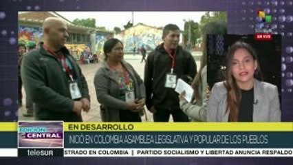 Inicia en Colombia Asamblea Legislativa Popular y de los Pueblos