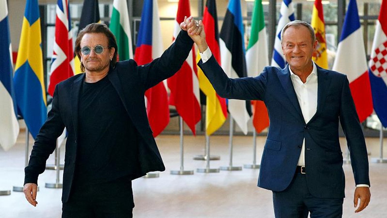 Bono in Brüssel: 'Zeigt mehr Liebe für Europa'